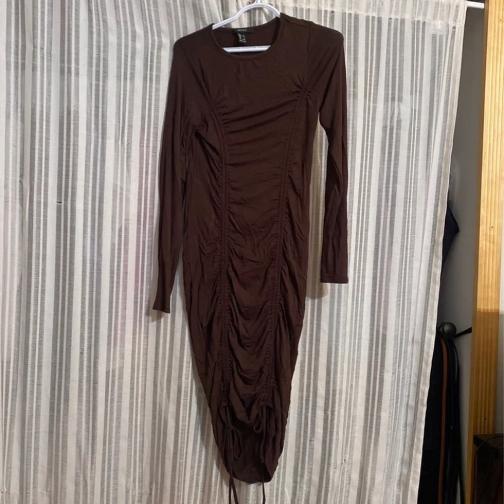 Rouched bodycon dress
